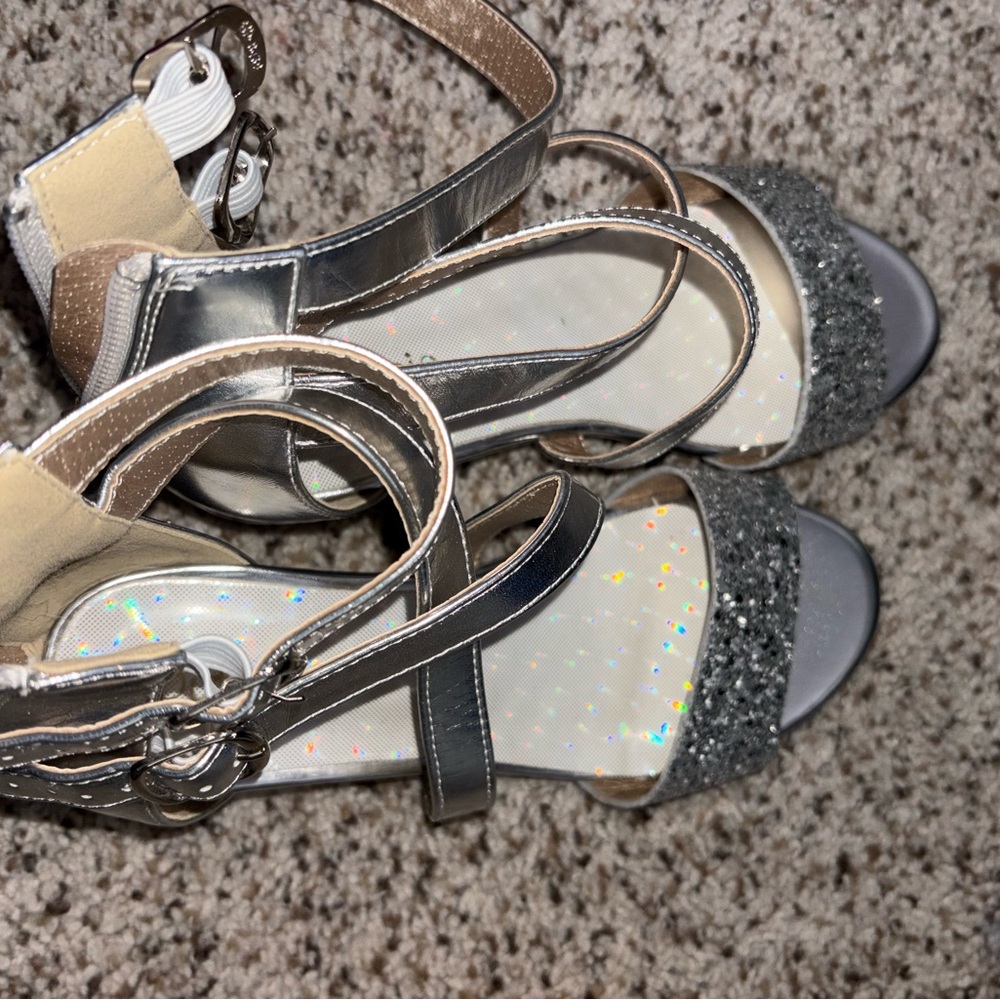 WW woman’s Glitter Strappy Heels